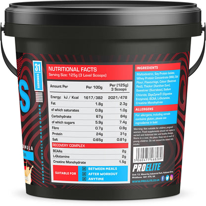 Anabolic Serious Gains 4Kg Mutant Mass Weight Gainer Protein Powder Gain Shake