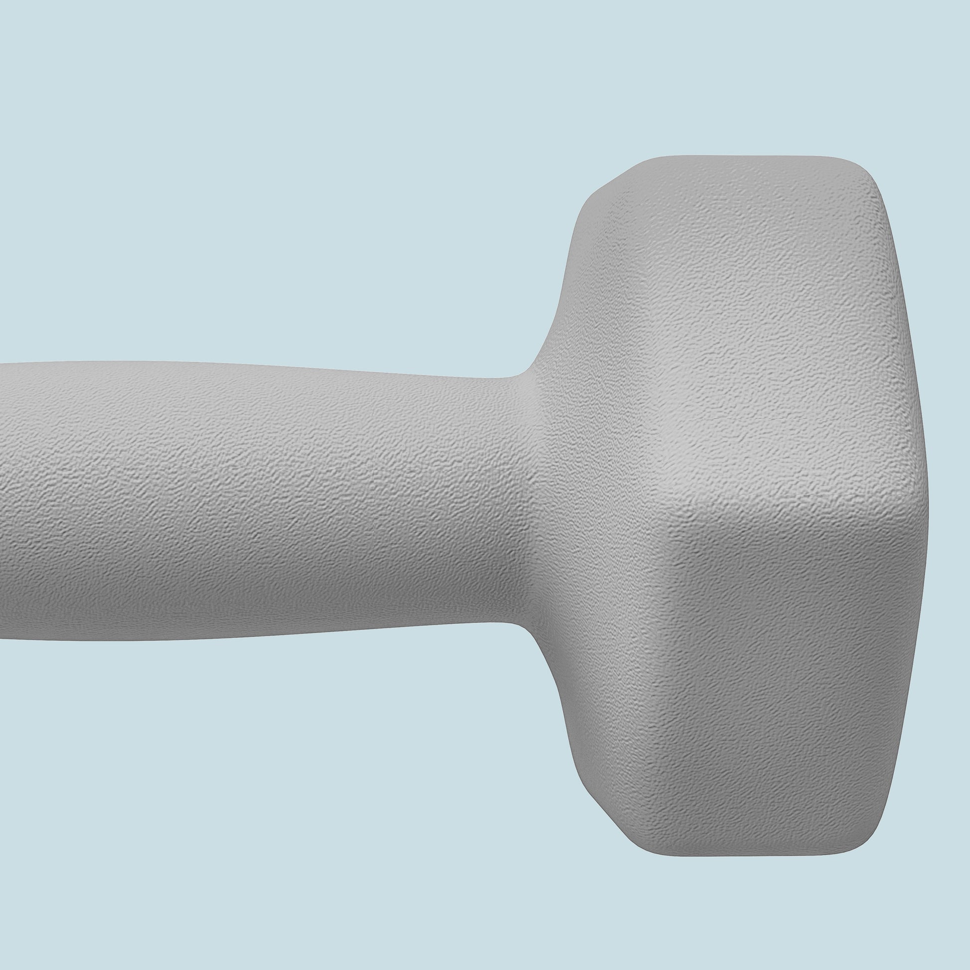 Set of 2 Dumbbells, Hexagonal Weights Pair, 2 X 6Kg, Grey