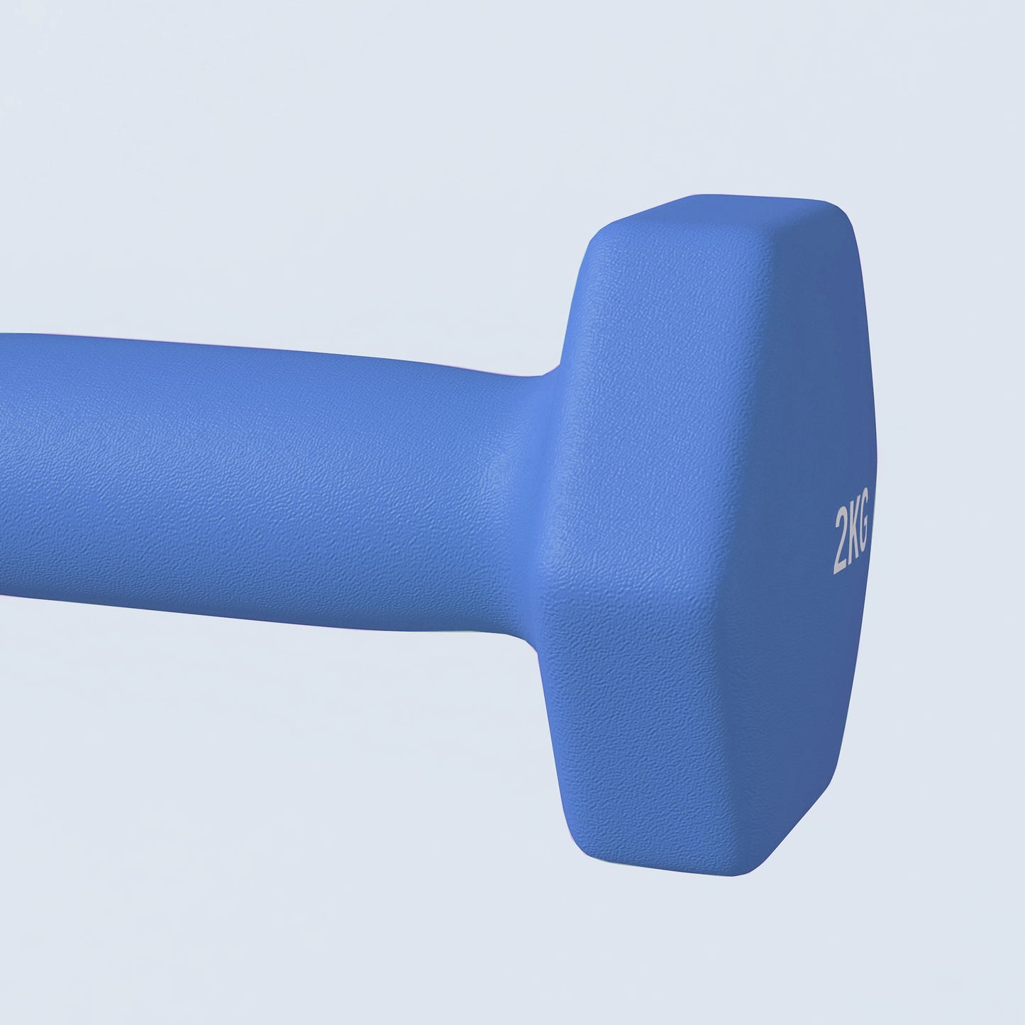 Set of 2 Dumbbells, Hexagonal Weights Pair, 2 X 6Kg, Grey