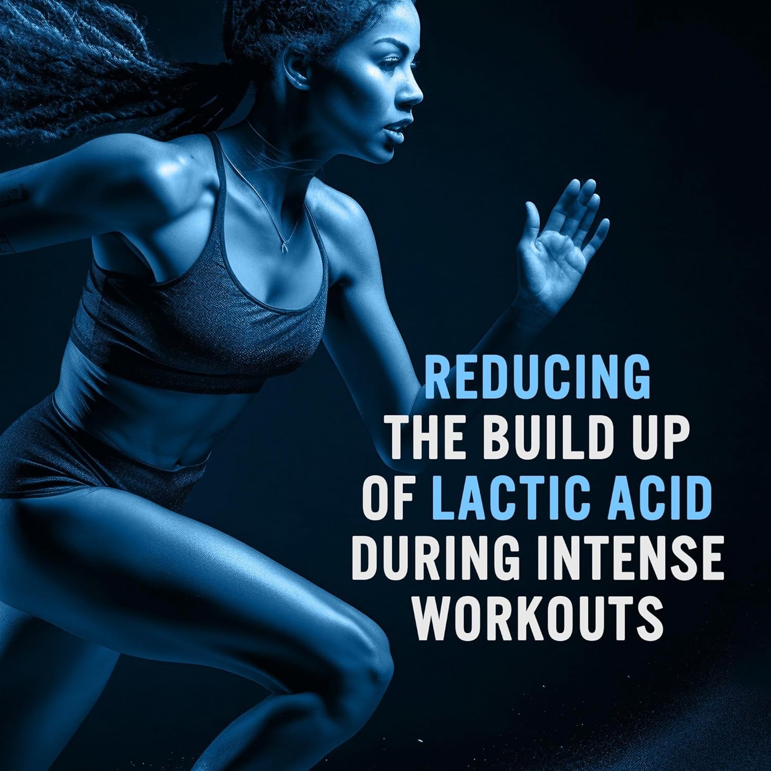 Beta-Alanine Amino Acid Pre Workout Powder 3000Mg per Serving Enhances Training Duration & Physical Performance Gluten Free, Suitable for Vegans (300G - 100 Servings) (Unflavoured)