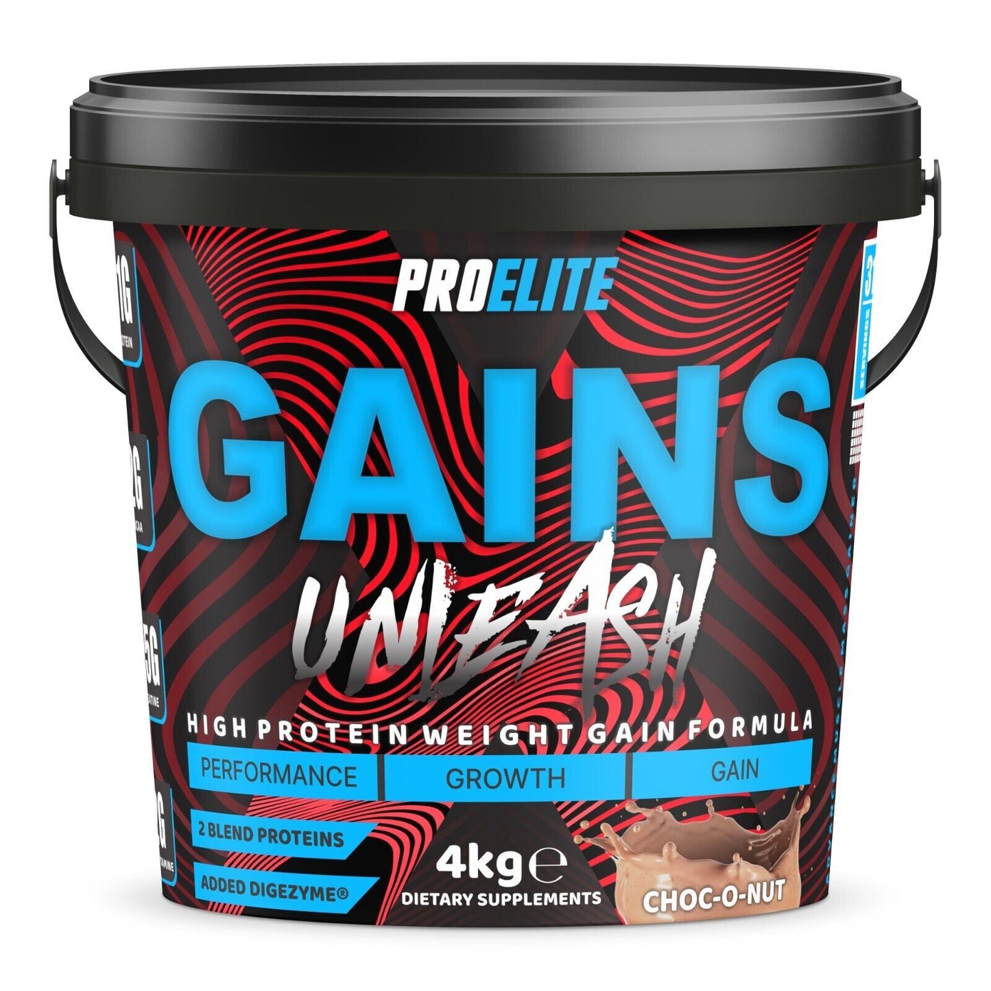 Anabolic Serious Gains 4Kg Mutant Mass Weight Gainer Protein Powder Gain Shake