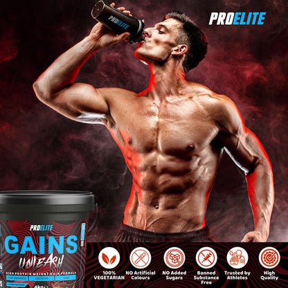 Anabolic Serious Gains 4Kg Mutant Mass Weight Gainer Protein Powder Gain Shake